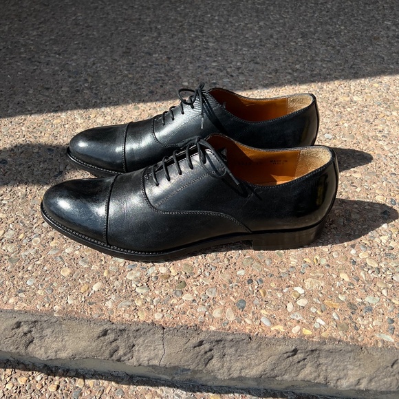 Antonio Maurizi Cap Toe Leather Oxford Size 45 - Picture 7 of 7